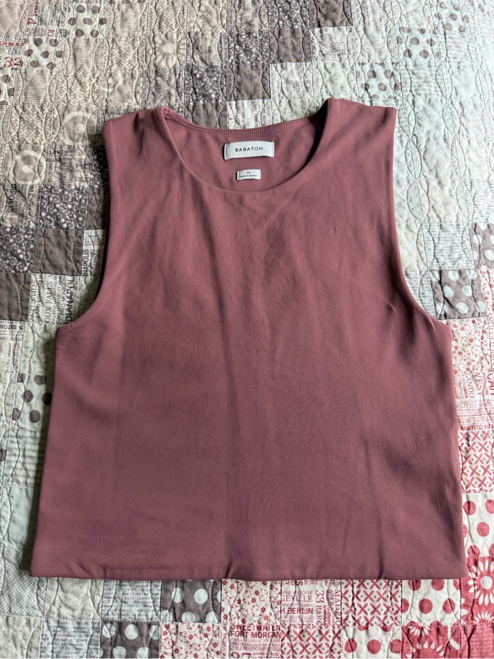 Babaton Rose-Mauve Sleeveless Shell Top